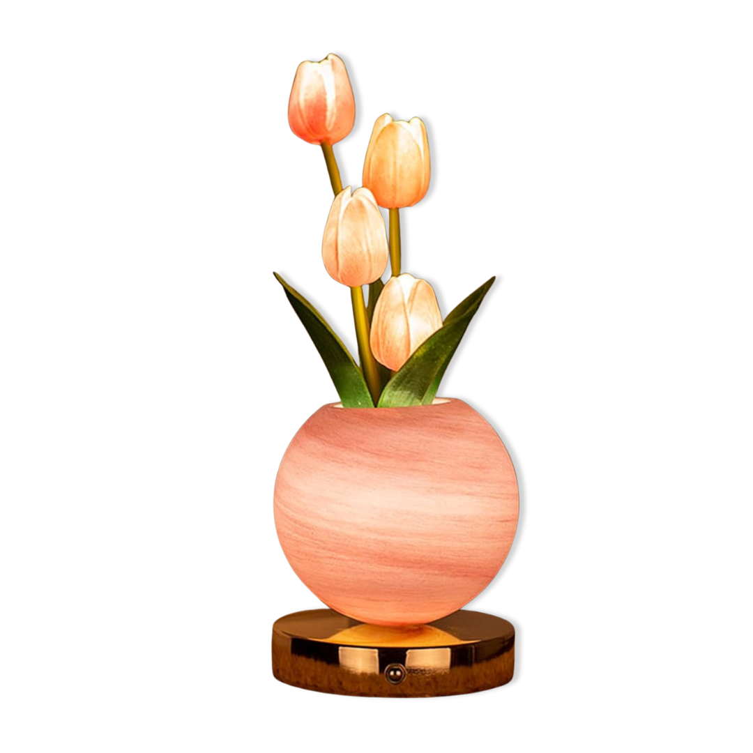 Lámpara de mesa Floral